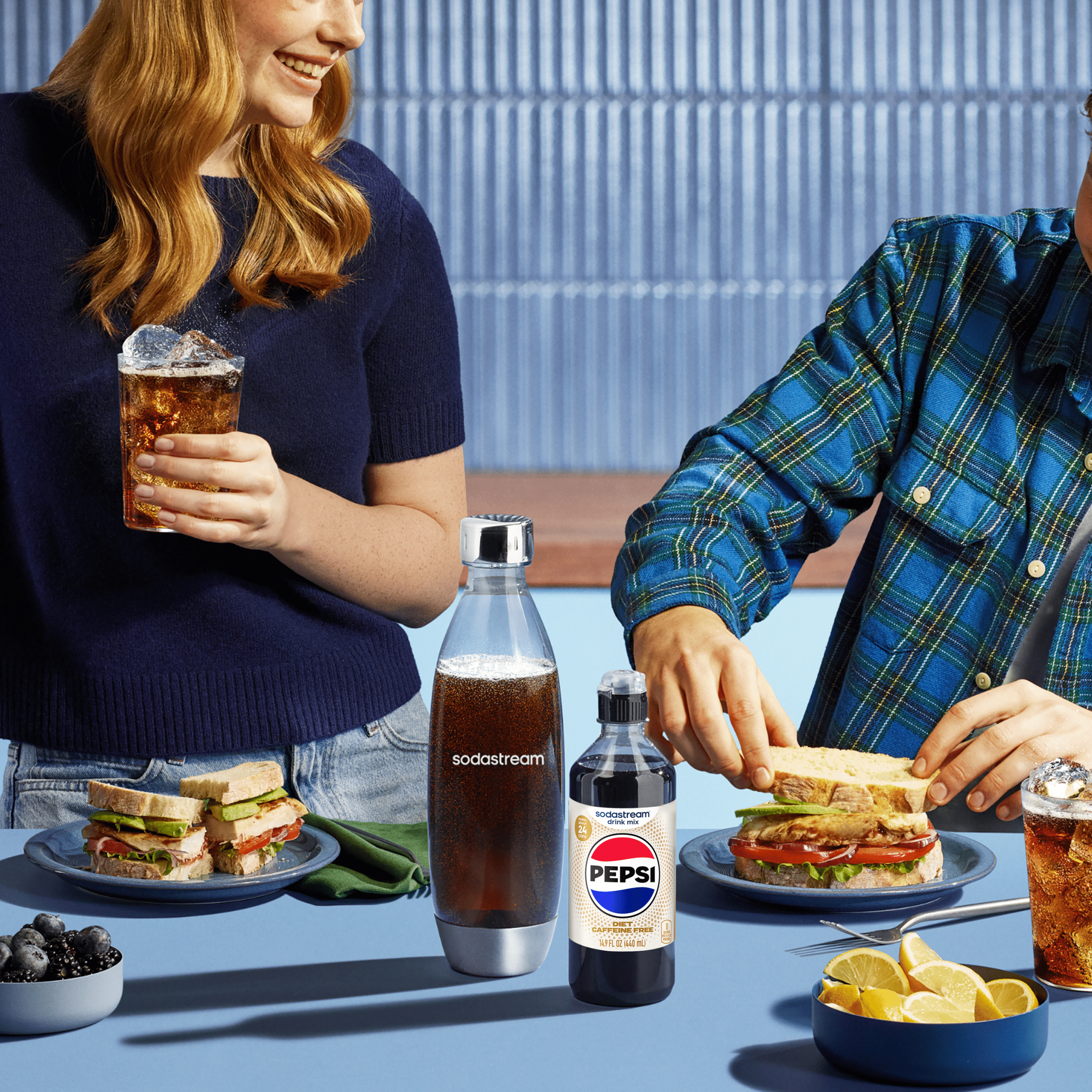 Sodastream Diet Pepsi? Caffeine Free Drink Mix 440ml - Image 6