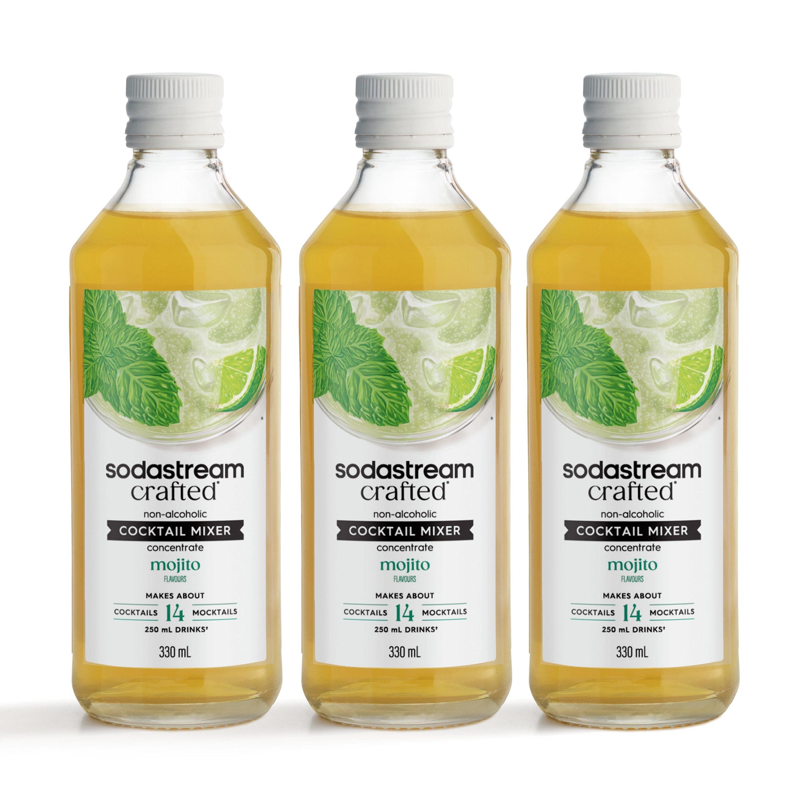 Sodastream Crafted? Mixers Mojito Cocktail 3 Pack Mixer 330ml